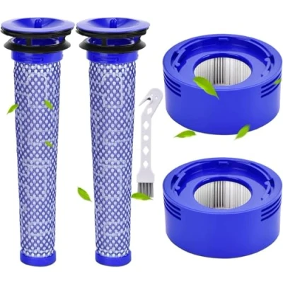 Imagen de Rebirthcare Kit de Filtro Repuesto para Dyson V8 V7 Serie, Motorhead, Absolute, V7Animal, Reemplazar # DY 96566101, 96747801