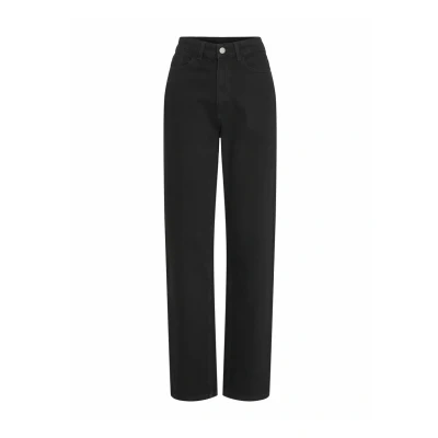 Imagen de VILA HIGH Waist Vaqueros rectos, Mujer, Talla: 34x30, Black denim