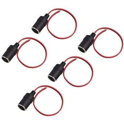 Imagen de POFET 5pcs 12V 120W Cargador de Coche Encendedor Cigarrillos Adaptador Conector Enchufe Hembra