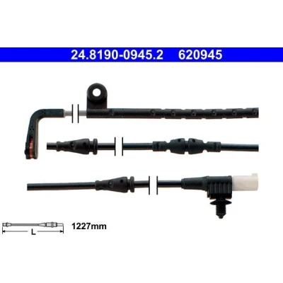 Imagen de ATE 24.8190 0945.2 Sensor de Desgaste Pastillas Frenos LAND ROVER: Range Rover Sport