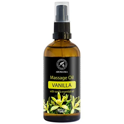 Imagen de Aceite de Masaje Vainilla 100ml con Aceites Almendra Semillas Uva los Gérmenes Trigo Cosméticos Naturales Maravilloso Aroma