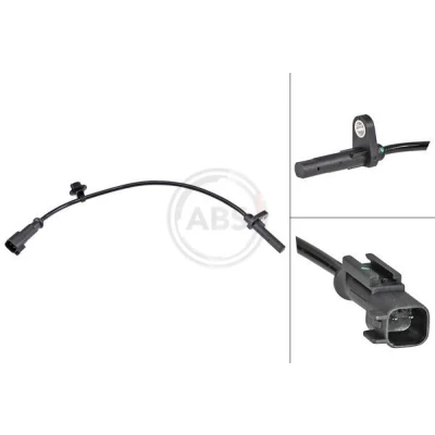 Imagen de A.B.S. 30188 Sensor de ABS activo 300 negro FORD: Transit V363 Furgón, Mk6 Bus