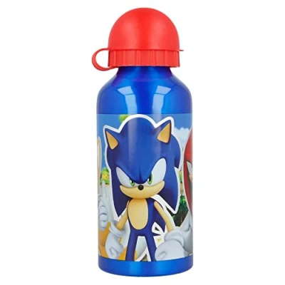 Imagen de botella de aluminio para niños cantimplora infantil agua reutilizable 400 ml Sonic