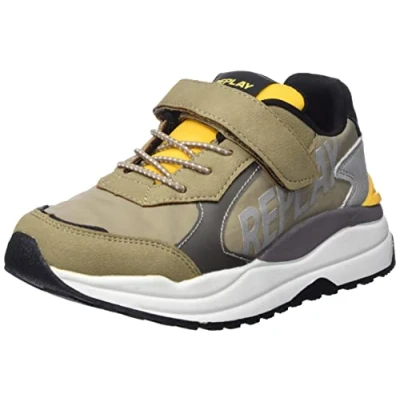 Imagen de Replay Merak Jr Lace Up Zapatillas Deportivas para niño, 3117beige Mostaza, 37 EU