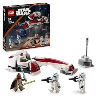 Imagen de Lego Star Wars: The Mandalorian Huida en Speeder BARC, Moto con Sidecar de Juguete Construcción Inc. Kelleran Beq y Grogu (Baby Yoda), Regalo para Niños, Niñas Fans 8 Años o Más 75378