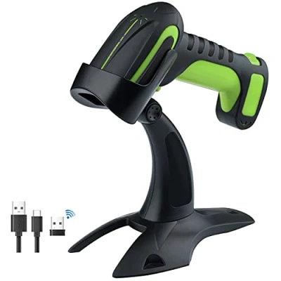 Imagen de Tera Pro Escáner de código barras inalámbrico 2D, lector QR Bluetooth, baterías integradas 2200 mAh, resistencia extrema a caída resistente, 8100