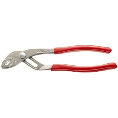Imagen de FACOM Tenaza Ajustable, 8 Posiciones de Ajuste, Muelas Auto Serrantes, Mango Ergonómico PVC, Durabilidad y Precisión, Rivetado Potente, 170APB