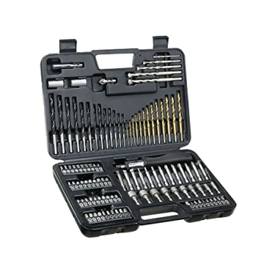 Imagen de DeWalt DT0109 QZ Juego 109 Pzs para Atornillar y Taladrar, 13 x Brocas Madera, Metal, 5 Mampostería, Atornillador, Puntas Ph, 14 Pz, 12 Planas, 6 Torx