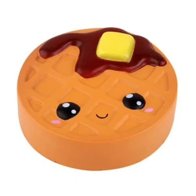 Imagen de Anboor Juguetes Antiestrés Gofre Pastel Squishy Lento Aumento Jumbo Super Suave Perfumado Kawaii El Alivio del estrés Chocolate