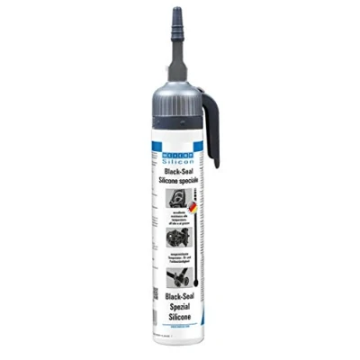 Imagen de WEICON Sellador adhesivo de silicona, 200 ml, negro y gris