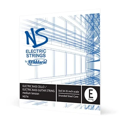 Imagen de D&#039;Addario NS Electric 4/4 Scale Medium Tension Single E String for Bass/Cello