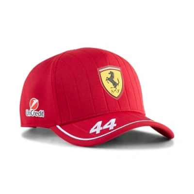 Imagen de PUMA Scuderia Ferrari F1 Gorra Infantil Lewis Hamilton 2025 Rojo Talla Única