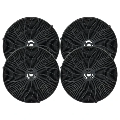 Imagen de vhbw 4x filtro de carbón activado compatible con Ikea UNDERVERK 90304610 E, 30304613 E campanas cocina