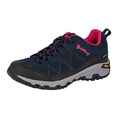 Imagen de Brütting Kansas, Zapatos de Low Rise Senderismo Mujer, Azul (Marine/Pink Marine/Pink), 39 EU