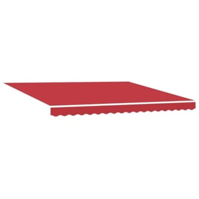 Imagen de vidaXL Tela de Reemplazo para Toldo Marco 4x3 m Rojo
