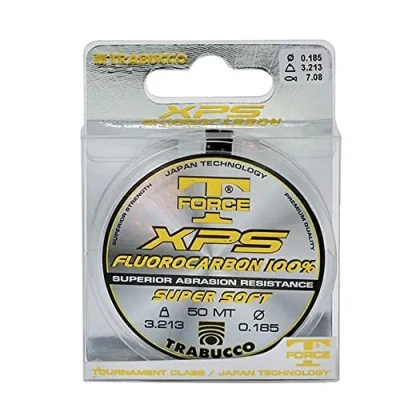 Imagen de Trabucco Hilos de Pesca Fluorocarbon XPS T Force 0.201 mm 50 m Fluorocarbono Spinning Surfcasting Boloñesa