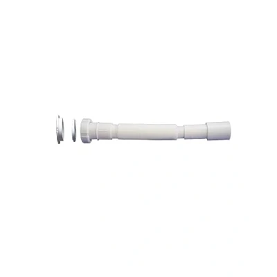 Imagen de TECNOAGUA Alargadera Extensible para sifon, Blanco, 32 40