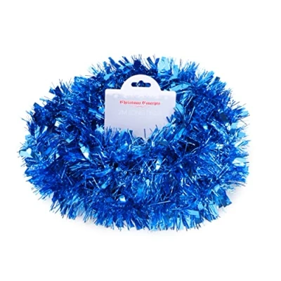 Imagen de Christmas Concepts® 2 metros de oropel Navidad (azul)