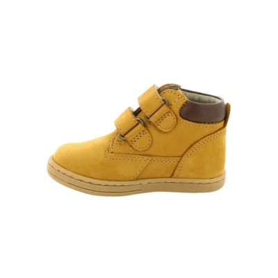 Imagen de Kickers Tackeasy Zapatos de bebé para niños, Talla: 35, Camel