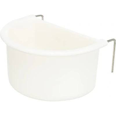 Imagen de Trixie 5477 Set de comedoros colgantes plástico con soporte alambre, 75 y 85 ml, colores surtidos, 2 piezas
