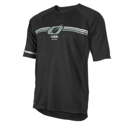 Imagen de O&#039;Neal Maillot MTB DH Downhill FR Freeride Tejido Transpirable, Costuras Planas para Mayor Comodidad Pin it Jersey V.24 Adulto Negro Talla S