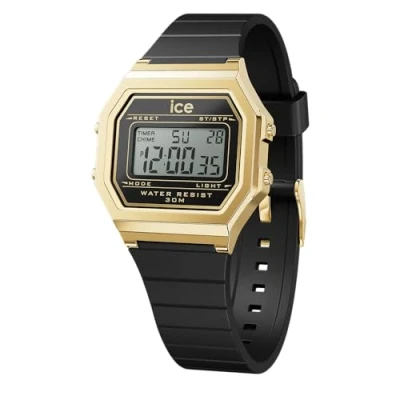 Imagen de Ice Watch Digit Retro Reloj digital, Mujer, Talla: Small, Black gold s