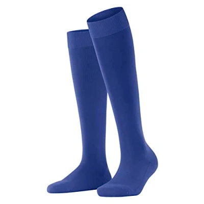 Imagen de FALKE ClimaWool W Kh lana lyocell lisos 1 par, Calcetines largos Mujer, Azul Imperial 6065, 39 40