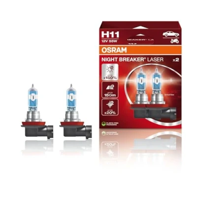 Imagen de OSRAM 64211NL HCB Lámpara, faro de carretera H11 12V 55W 4200K Halógena BMW: 3 Coupé, Berlina, 1 Hatchback, AUDI: A3 Sportback, A4 B8 Avant