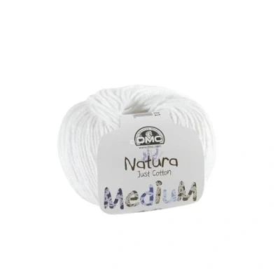 Imagen de DMC Natura Medium Ovillo para tricot y ganchillo 100% algodón Ideal prendas de vestir 50g 75m 27 colores