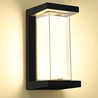 Imagen de Kingwen 15W Aplique de pared interiores exteriores 3000K Lámpara Interior LED Apliques para IP65.