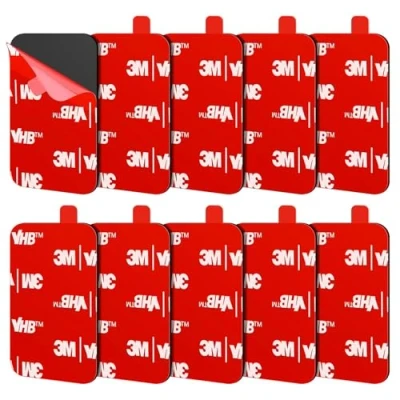 Imagen de FIXCHORD Almohadillas Adhesivas de Doble Faz 3M VHB 5930, 10 Unidades Espuma Faz, Resistentes al Agua y Altas Temperaturas para Automóviles, Hogar Oficina 44 * 34mm