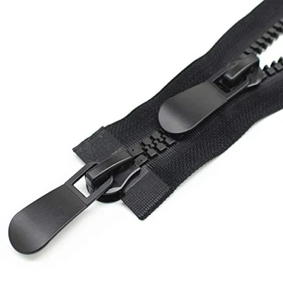 Imagen de YaHoGa 100 cm #15 Gran separación Chaqueta Cremalleras para Coser Abrigo Cremallera Resistente plástico