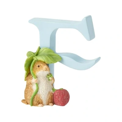 Imagen de Peter Rabbit, Figura de ratoncito y Letra &quot;F&quot; para colgar, Home Deco, Enesco