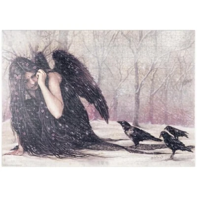 Imagen de MyPuzzle Raven Victoria Francés Favole Premium 1000 Piezas Puzzles Colección Especial de Heye Puzzle