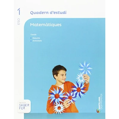 Imagen de QUADERN D&#039;ESTUDI MATEMATIQUES 1 ESO SABER FER 9788490479193 (SABER HACER)