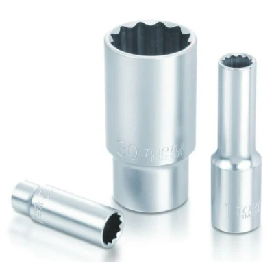 Imagen de Llave de vaso 1/2&quot; 12 puntas TOPTUL 13 mm kant lang