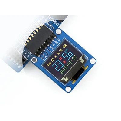 Imagen de Waveshare 0.95inch OLED Module RGB Color 65K Coloreful 96 * 64 Pixel SPI Interface Curved/Horizontal Pinheader with Chip Driver SSD1331
