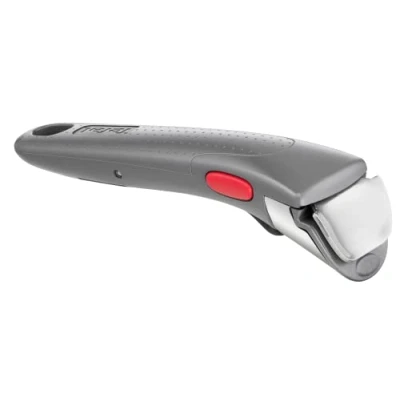 Imagen de Tefal Ingenio Mango extraíble gris, apilable, bloqueo de seguridad 3 puntos, soporta hasta 10 kg, años garantía, fabricado en Francia L9863702