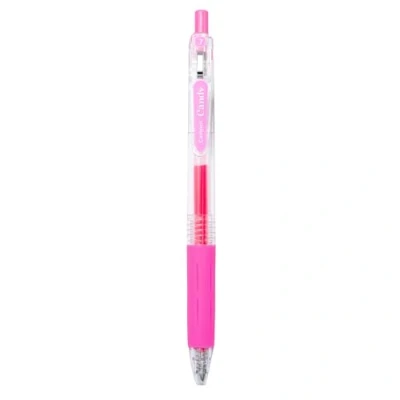Imagen de Campus Bolígrafo de Gel Candy, Bolígrafos Colores Recargables con Trazo 0.7mm, Tinta Secado Rápido y Resistente al Agua (Bolígrafo, Rosa, 1 unidad)