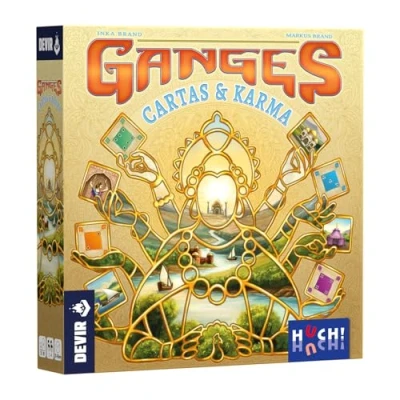 Imagen de Devir Ganges Cartas y Karma Juego de Mesa