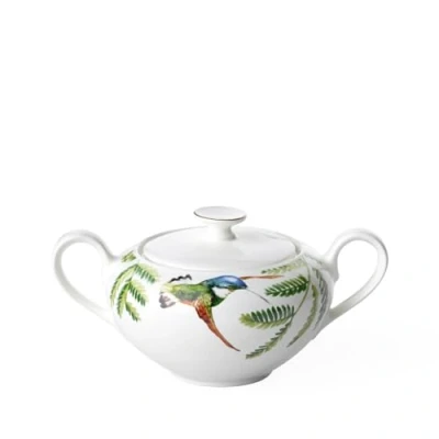 Imagen de Villeroy &amp; Boch Amazonia Anmut 1043810960 Azucarero / Bote de Mermelada, Porcelana, Verde, 9.5x9x7 cm