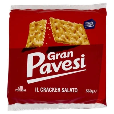Imagen de Gran Pavesi Crackers Salados 4 unidades de 560 g [2240 g]