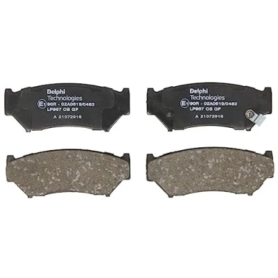 Imagen de DELPHI LP967 Juego de pastillas freno con avisador acústico desgaste Chapa antichirridos sin accesorios SUZUKI: Vitara I SUV, Grand 1 SUV