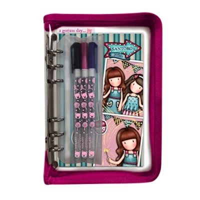 Imagen de Santoro Set De Papelería Gorjuss Fairground Fireworks 15,4X22X2,3Cm, Multicolor (1137GJ03)