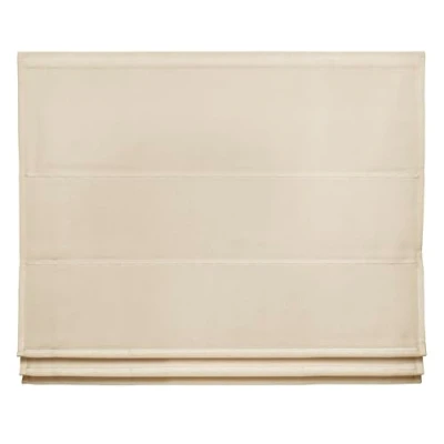 Imagen de Easydeco Estor Plegable con Varillas Lino opción Easyfix sin Necesidad Taladro Beige 80 x 180 cm