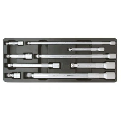 Imagen de KS TOOLS 918.0009 Juego de prolongaciones, llave cubo 12,5 (1/2&quot;), 6,3 (1/4&quot;) Acero cromo vanadio