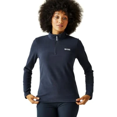 Imagen de Regatta Sweethart Forro Polar Ligero, Tejido Symmetry Y Media Cremallera Fleece, Mujer, Navy, 12