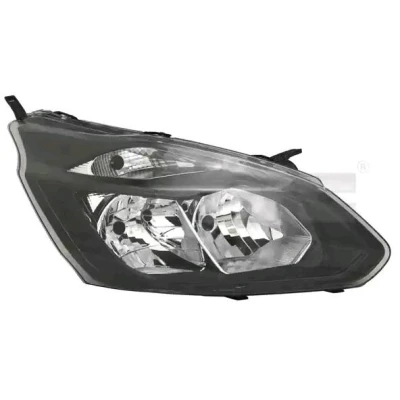 Imagen de TYC 20 14834 05 2 Faros izquierda H7, H15 negro con luz diurna para circulación por la derecha electromotor FORD: Transit Custom V362 Bus
