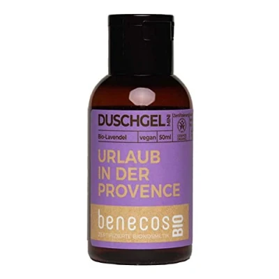 Imagen de Benecos Gel de ducha lavanda, tamaño mini, 50 ml (1)