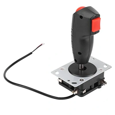 Imagen de Joystick Juego de Controlador 8 Vías Simulación Computadora Flight con Botón Disparo Superior para Juegos Vuelo